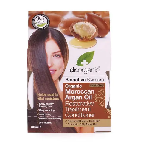 Dr. Organic Mascarilla Capilar de Aceite Argán 200ml – imagen 1