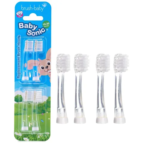 BabySonic Electric Toothbrush Heads - 4 Pack – image 1