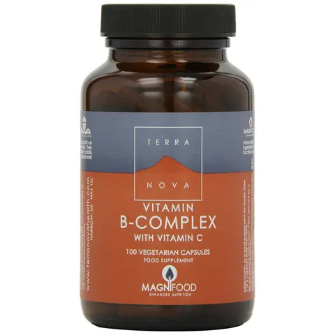 TERRANOVA B Complex With Vitamin C - 100 Vegicaps – image 1