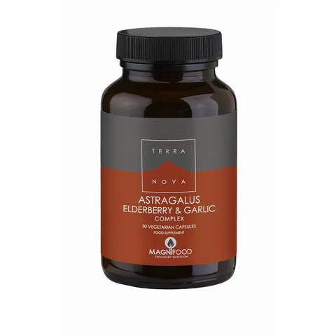 TERRANOVA Astragalus Elderberry & Garlic 50comp – imagen 1