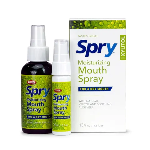 Xlear, Spry, Moisturizing Mouth Spray, Light Mint, 2 Pack, 134ml – image 1