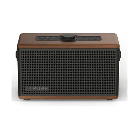 Classic Aura Kaffee Braun/Walnuss Bluetooth-Lautsprecher – Bild 1