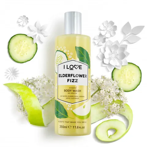 I Love Elderflower Fizz Gel douche 350 ml – image 1