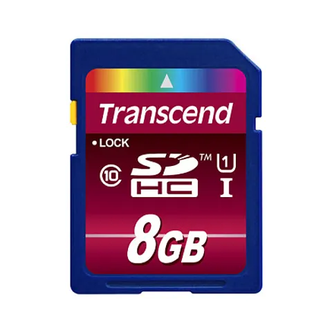 Transcend TS8GSDHC10U1 memory card – Bild 1