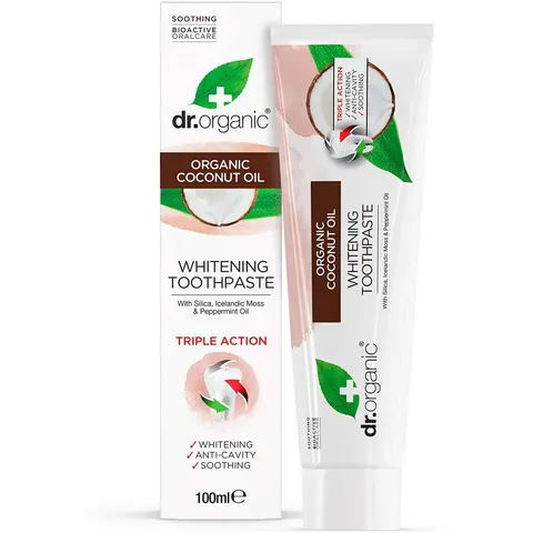 Dr. Organic Coconut Oil Toothpaste 100 ml – image 1