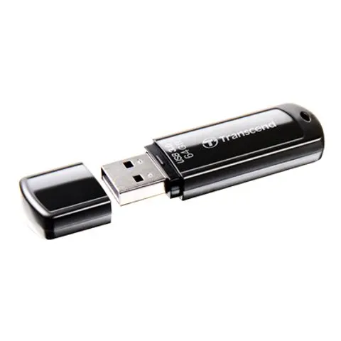 TRANSCEND JetFlash 700 64GB USB 3.0 – Schwarz – Bild 1
