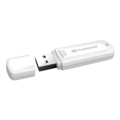 Transcend 32GB Jetflash 730 Usb 3.0 Pendrive Biały – zdjęcie 1