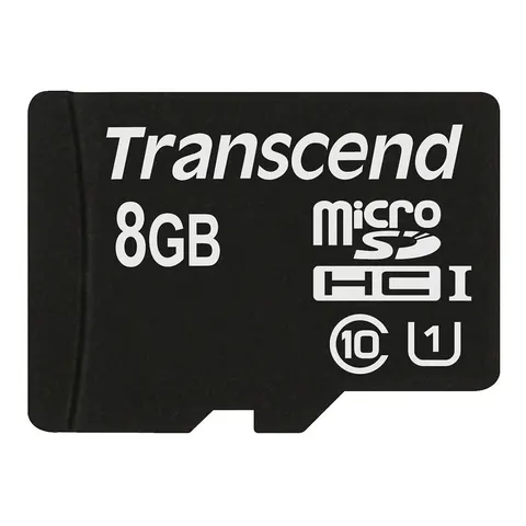 Transcend 8GB microSDHC Class 10 UHS-I – Bild 1