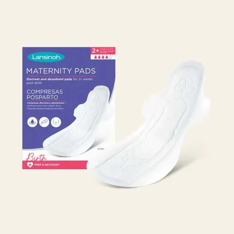 Lansinoh Maternity Pads 2 weeks+ maternity pads 12 pc – image 1