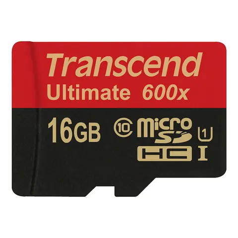 Transcend 16GB microSDHC Class 10 UHS-I (Ultimate) – Bild 1