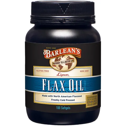 Barlean's, Lignan Flax Oil, 100 Softgels – image 1