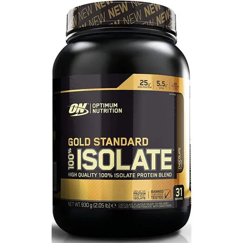 Optimum nutrition on 100% gold standard isolate chocolate 930gr – imagen 1