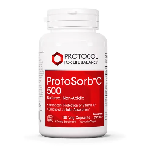 Protocol for Life Balance, ProtoSorbC 500, 100 Veg Capsules – image 1