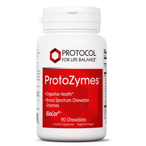 Protocol for Life Balance, ProtoZymes, 90 Chewables – image 1