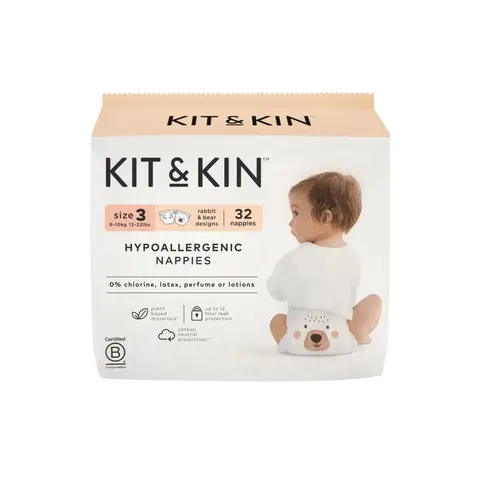 Kit & Kin Nappies Size 3 - 32 nappies – image 1