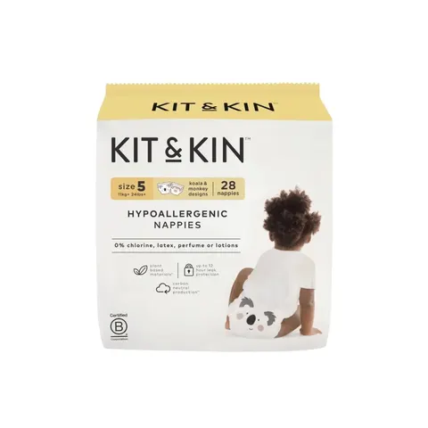 Kit & Kin Nappies Size 5 - 28 nappies – image 1