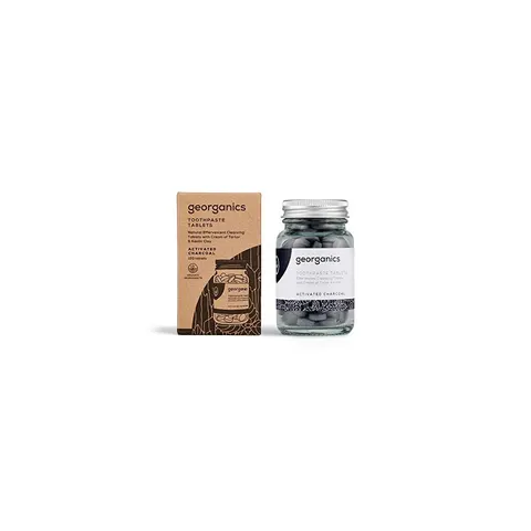 Georganics Activated Carbon Toothpaste Tablets 120 units – image 1
