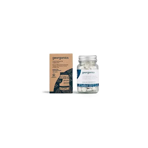Georganics English Mint Toothpaste Tablets 120 units – image 1