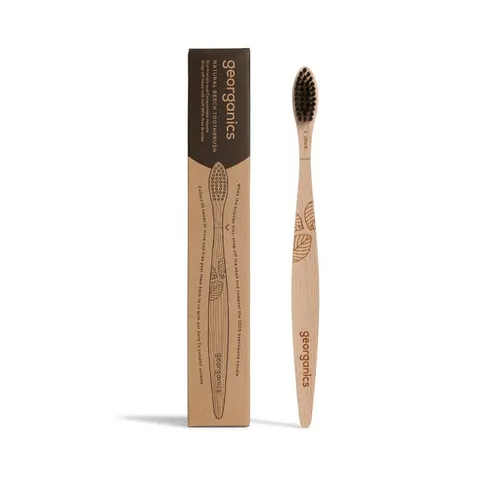 Georganics Soft Beech Wood Toothbrush – image 1