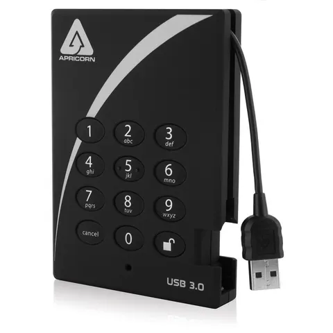 Apricorn Padlock 1TB USB 3.0 – afbeelding 1