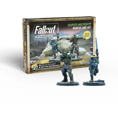 Fallout Wasteland Warfare Super Mutants: Marcus and Lily – image 1