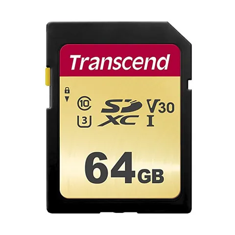 Transcend 500S SDXC - 64GB – afbeelding 1