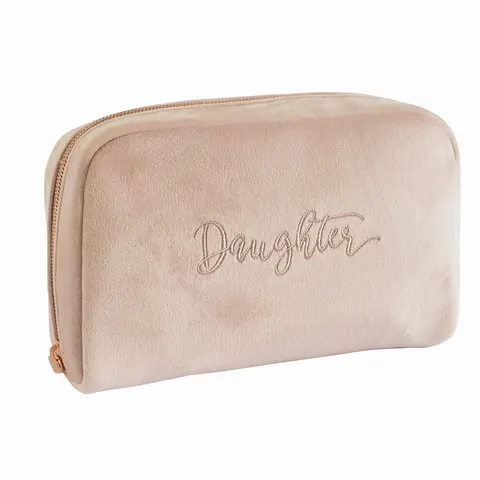 Arora Design Sentiment Velvet Makeup Bag Daughter Multi – image 1