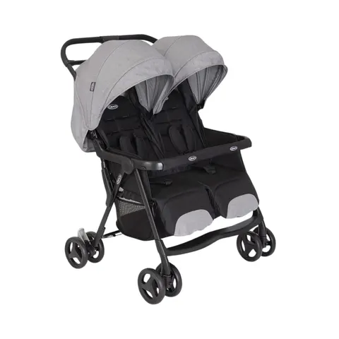 Graco DuoRider Twin Pushchair - Steeple Gray – image 1