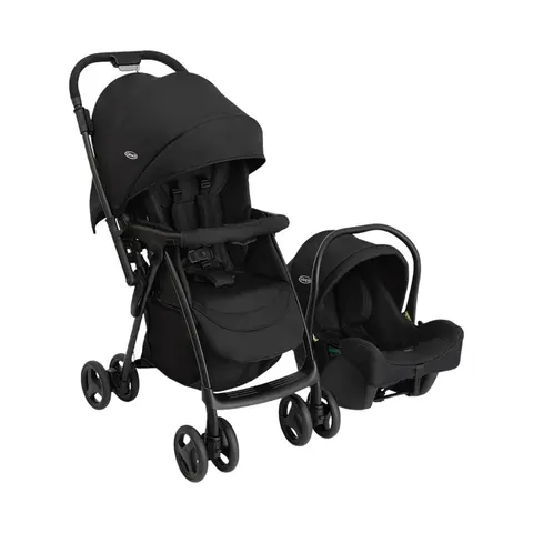 Graco Revaya Travel System - Midnight – Black – image 1