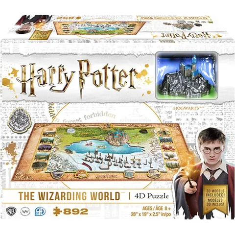Harry Potter The Wizarding World 4D Puzzle (892 Piece) – image 1