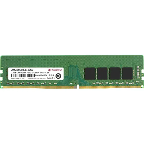 Transcend JetRam DDR4-3200 U-DIMM 32GB – image 1