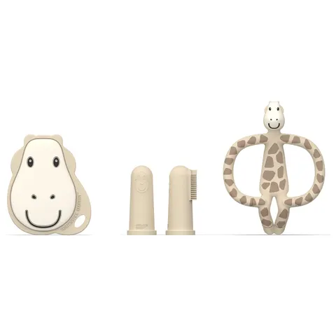 Matchstick Monkey Set Zahnungshilfen – beige – Bild 1