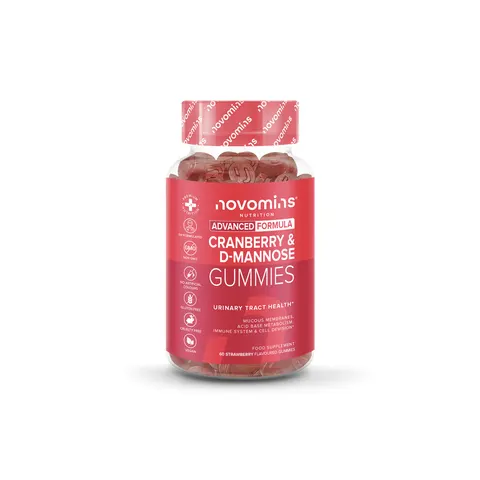 Novomins Cranberry & D-Mannose 60 Gummies – image 1
