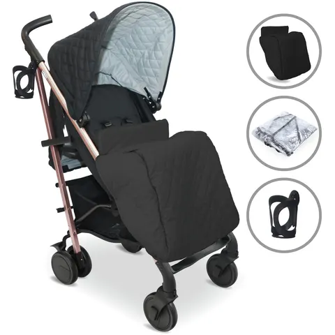 My Babiie MB51 Stroller - Quilted Black – image 1
