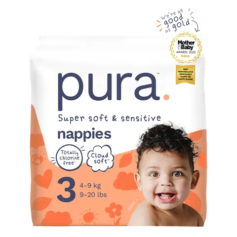 Pura Soft & Sensitive Nappies Size 3, 156ct – image 1