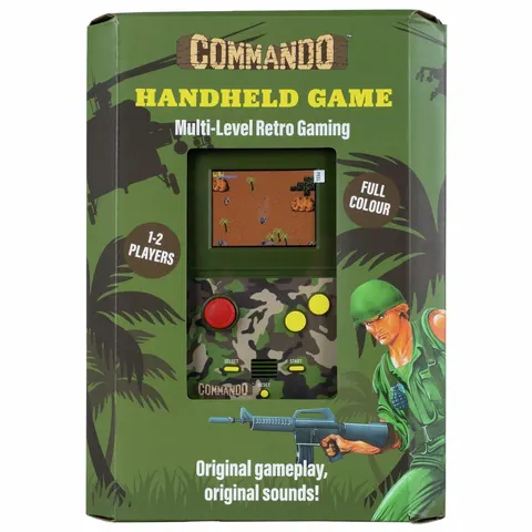 Fizz Commando Handheld Game Multi-Level Retro Gaming - Green – image 1