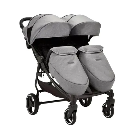 Ickle Bubba Venus Max Double Stroller - Space Grey – image 1