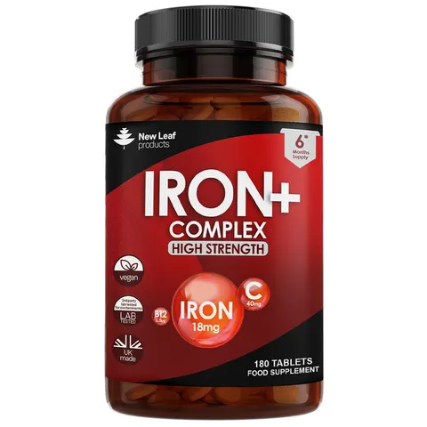 Iron Tablets Complex High Strength Complex & Vitamins C, B12 – image 1