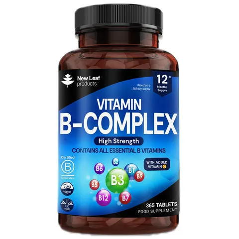 Vitamin B Complex - High Strength Tablets - All B Vitamins – image 1