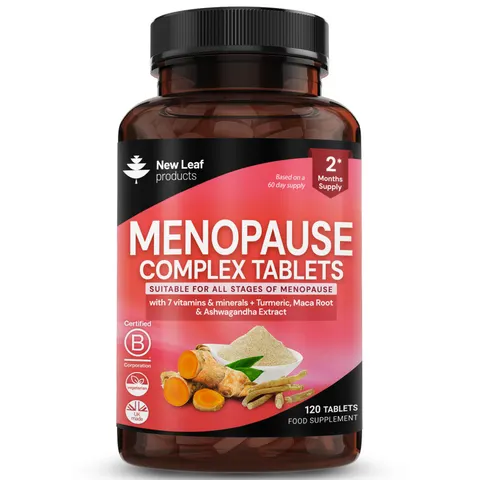Menopause Supplements + Turmeric & Ashwagandha Tablets – image 1