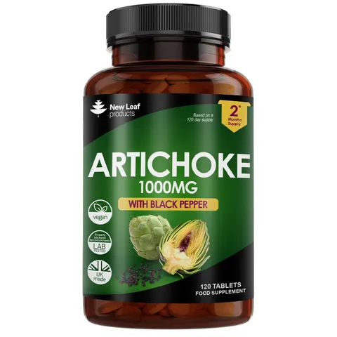 Artichoke Extract 1000mg Tablets With Black Pepper – image 1