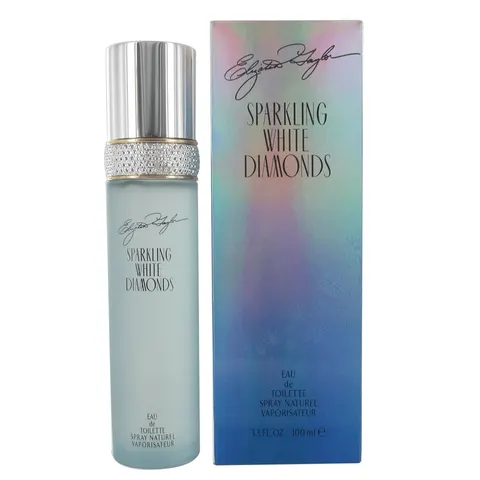 Elizabeth Taylor Sparkling White Diamonds 100ml EDT Spray – image 1