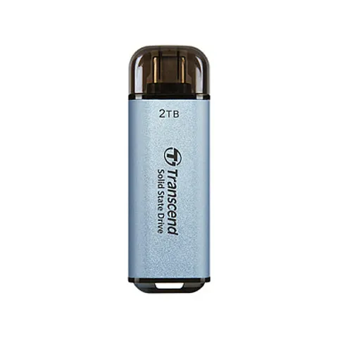 TS2TESD300C - Transcend Portable SSD sky blue 2 TB – image 1