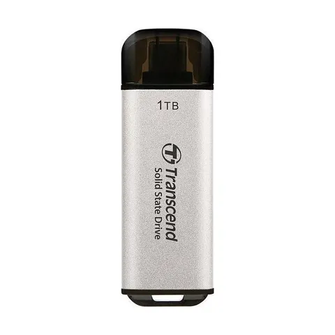 TS1TESD300S - TRANSCEND portátil SSD plata 1TB – imagen 1