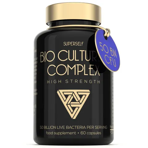 SuperSelf Probiotics Complex 50 Billion CFU 60 Acid-Resistant Capsules – image 1