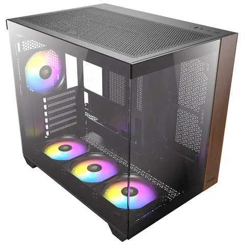 Antec CX800 Wood ARGB Black Behuizing – afbeelding 1
