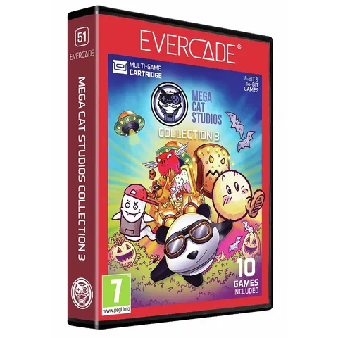 Evercade Cartridge - MEGA CAT Studios Collection 3 - 10 games – afbeelding 1