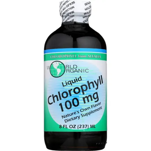 World Organic, Liquid Chlorophyll, 100 mg, 8 fl oz (237 ml) – image 1