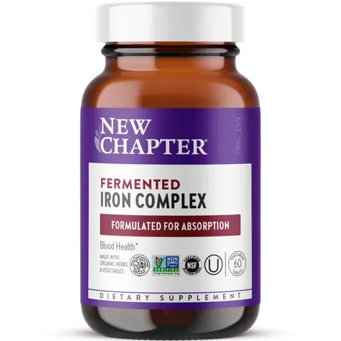 Chapter, Iron, Food Complex, 60 Vegetarian Tablets – image 1