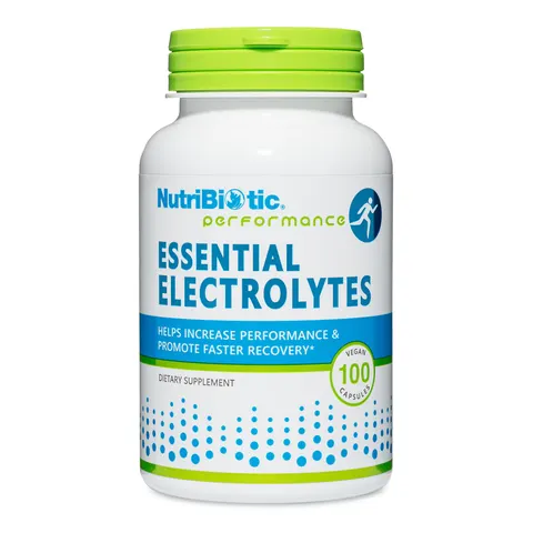 NutriBiotic, Performance, Essential Electrolytes, 100 Vegan Capsules – image 1